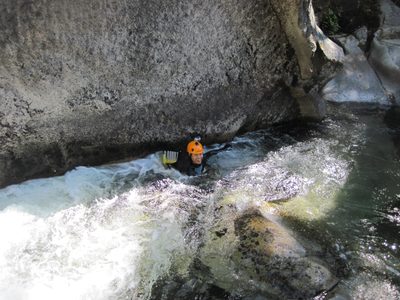 Yang, through the rapids...