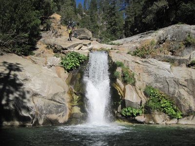 The waterfalls started to get higher and more...