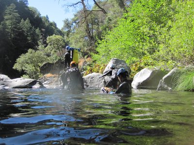 The river became more mellow as we worked our way downstream.