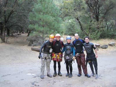 Group photo at the lower trailhead parking lot. We had a...