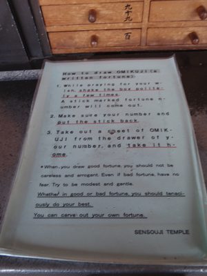 I was dumb enough to pay 100 yen to have my fortune...