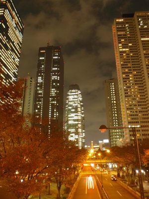 Bustling Shinjuku around 7pm on a Friday.