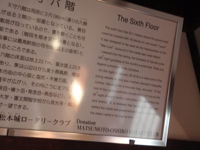 On the 6th floor... 22 meters above the ground, in a...