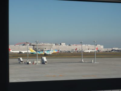 ANA airplane covered in Pokemon characters.