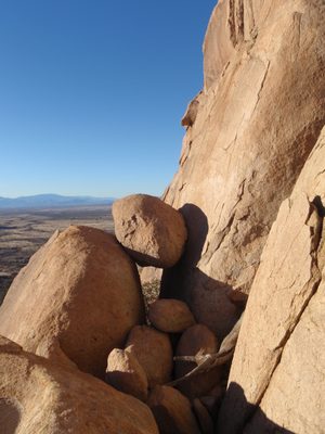 Rocks.