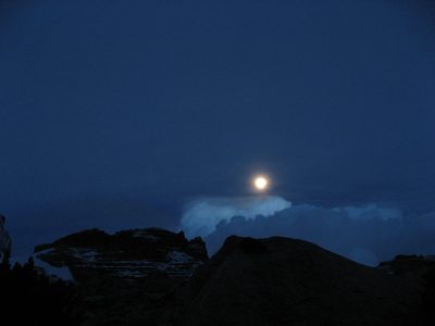 Full moon on Friday night.  Or I think the real full...