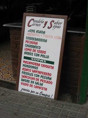 Menu board at a soup shop I meant to check out but never...