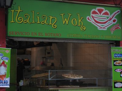 Colombia seemed to be into these combo-eateries of...