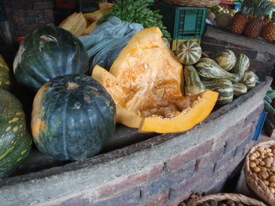 At a Sunday morning market, buying some fruit for my...