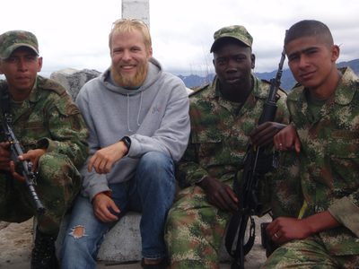 John with his new best friends, again.