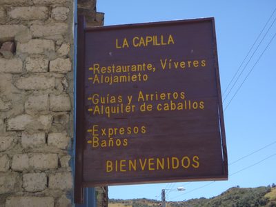 I liked this hand-painted sign on the building where I stayed.