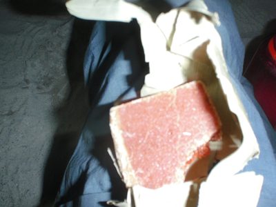 This was a tasty treat: dried, candied guava.  It was...