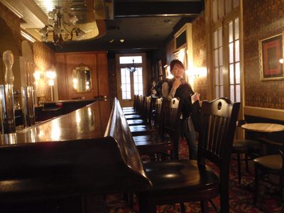 Bar in the hotel where we stayed.