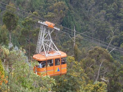 Another load of passengers in the cable car.