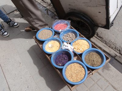 Grains for sale.