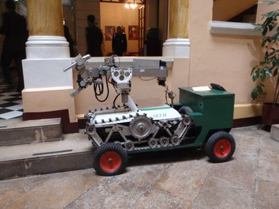 Robot at the National Police Museum.