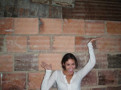 Girl who was on our flight and then later ended up at our hostel.