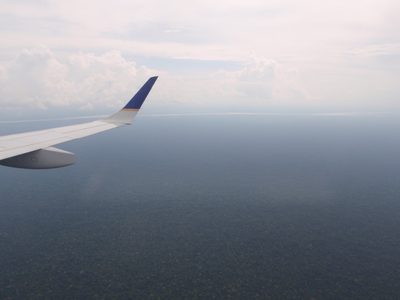 There are a lot of trees here. And it is very flat. We...