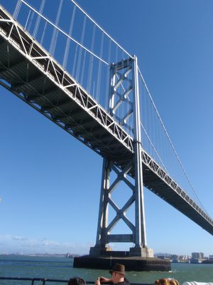 This also meant that we got to see the Bay Bridge up...