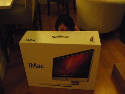 I think it's actually bigger than she is. It certainly...