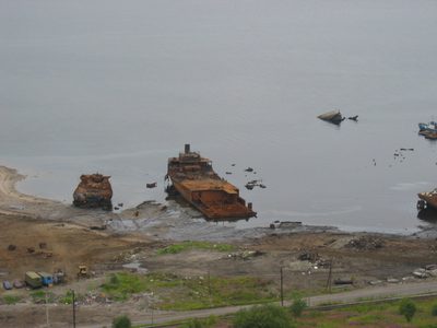 Ship graveyard again! (Yes, this was marked on the...
