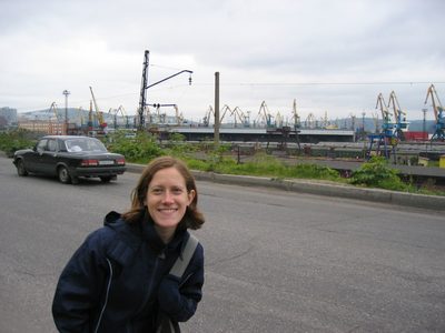 Phosphate depot!!11! Catherine, what sort of cranes are these?