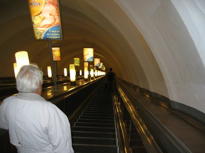 The subways in this town are very very deep.  I couldn't...