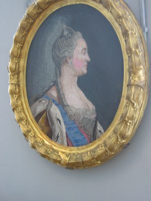 I thought this portrait of Catherine II (I think) was...