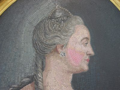 Detail of portrait.
