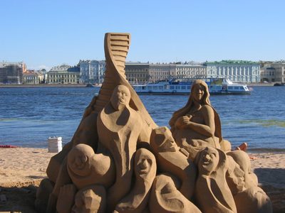 Another sand sculpture.