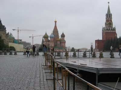 St. Basil's and the Kremlin bell tower.  You normally...