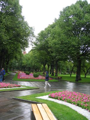 Gardens in the Kremlin.