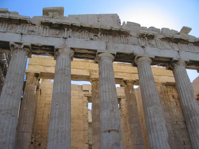 The Parthenon.  It's a shame it was used as a gun powder...