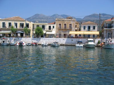 Stoupa, a village down the road from Kardamyli.
