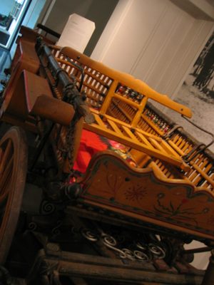 Yugoslavian textiles were really beautiful.  This wagon...