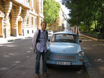 John and a Trabant.  These things were all over the...