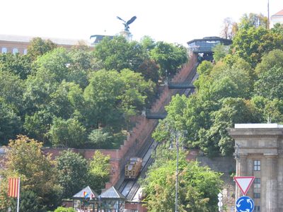 The funicular, or incline railway.  Sort of reminded me...