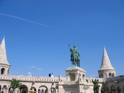 Statue on castle hill.