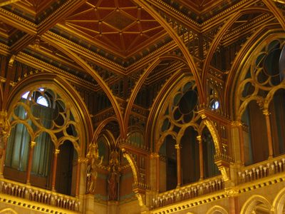 Detail of gold-gilded ceiling (20 kg's of gold were used...