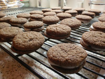 Mmm... more mint cookies.