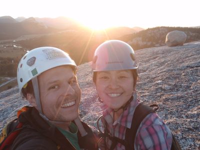 On the hike off Lembert Dome from Northwest Books with...