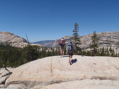 Mel and Monica surveying the view ahead.