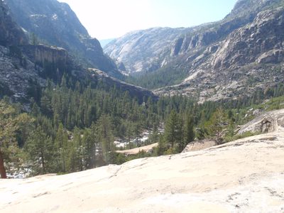 The scenery ahead. More domes and forest and canyon.