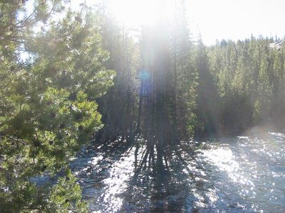 The flooded campground