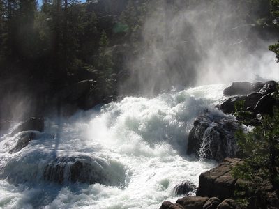 A sort of crazy water cascade.