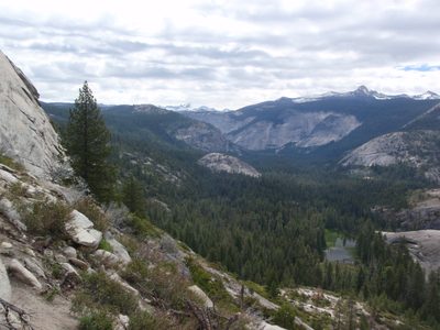 View back to the east and south.