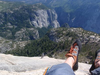 This was actually my least favorite pitch of the climb....