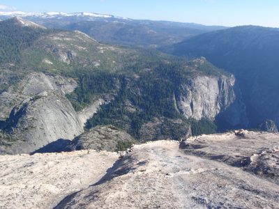 Thousands of years of rain coursing down half dome has...