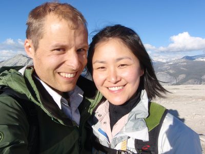 John and Monica on the summit of Half Dome. Because of...