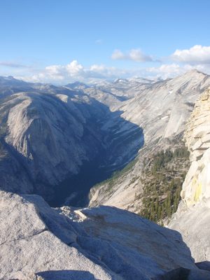 Looking northeast to Tenaya Canyon, where I have...
